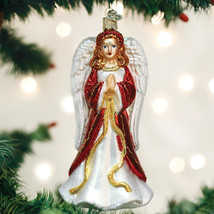 Old World Christmas Divinity Angel Glass Christmas Ornament 10228 - £18.26 GBP