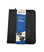 Samsill Zipper Padfolio Folder Organizer Pad Tablet Holder 13x10.5&quot; Blac... - $39.28 CAD