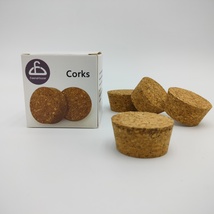 FeeraHozer Corks Leakproof Soft Wood Corks for Wine Beer Liquor Bottles, Brown - £8.75 GBP