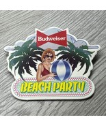 1980’s Budweiser Beach Party Spring Break Summer Pin Vintage Advertising JD - $12.38