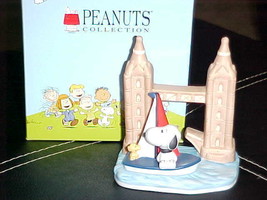 Peanuts Snoopy London Bridge Figurine Westland Giftware Mint With Box - £38.76 GBP