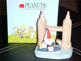 Peanuts Snoopy London Bridge Figurine Westland Giftware Mint With Box - €43,30 EUR
