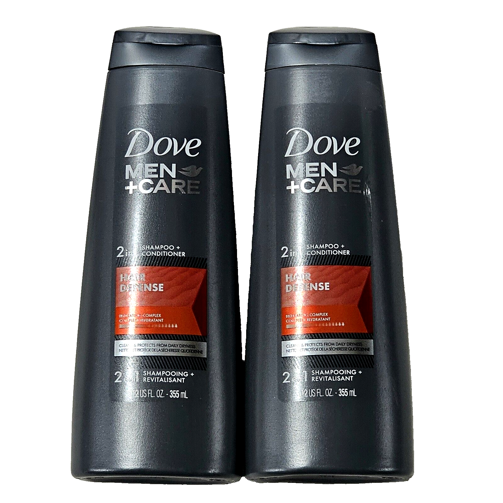 2 Pack Dove Men Care 2 In 1 Shampoo Conditioner Hair Defense Hydrating Complex - $25.99