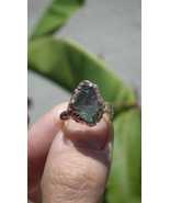 Electroformed  Copper Herkimer diamond ring - $34.01