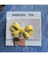 3x Vintage 1991 American Pride Yellow Ribbon Flag Desert Storm Era Pin - €18,65 EUR