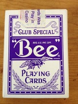 Harrahs Reno Casino Bee Club Special Diamond Back Cambric Finish Playing Cards - £19.51 GBP