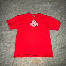 Vtg Ohio St Buckeyes Mens Shirt Extra Large Red Tee T Nike Team Sports Logo Top - $18.98