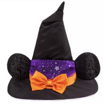 Disney Store Minnie Mouse Witch Costume Hat w/ Ears for Kids One Size NWT - £19.73 GBP