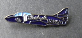 NAVY BLUE ANGELS  DOUGLAS A-4 SKYHAWK NAVAL AVIATION LAPEL HAT PIN 1.1 I... - £4.50 GBP