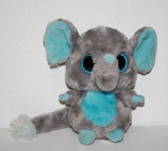Aurora Yoohoo and Friends Tinee Elephant 5&quot; Blue Eye Gray Plush Boing Soft Toy - £9.16 GBP