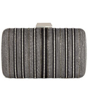 allbrand365 designer Womens Nathalie Chain Clutch Color Gunmetal Size On... - £50.23 GBP