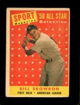 1958 Topps #477 Bill Skowron Good+ Yankees As *NY2697 - £3.11 GBP