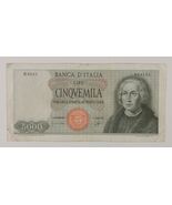 1964 Italie 5000 Lira Note / Banca D&#39;Italia Cinquemila Lire,Christopher ... - $88.62 CAD