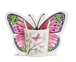 Spring Dogwood Butterflies Porcelain Mug by Burton and Burton   - $14.87