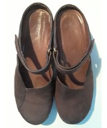 PATAGONIA Mary Jane Shoes Mules Brown Leather Women&#39;s Size 9.5 (Bin GG) - £11.67 GBP