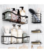 Zyerch Shower Caddy 5 Pack Stainless Steel, Adhesive Bathroom Shower Org... - $280.04 MXN