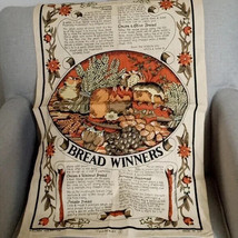 Causeway Bread Winners Linen Cotton Blend Tea Towel - $10.85