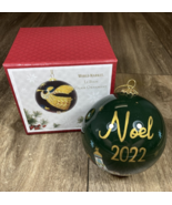 World Market Li Bien Holiday Christmas Glass Hand Painted Ornament 2022 ... - $34.99