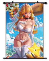 Various sizes Hot Anime Poster Princess Peach Home Decor Wall Scroll Painting - £12.38 GBP+