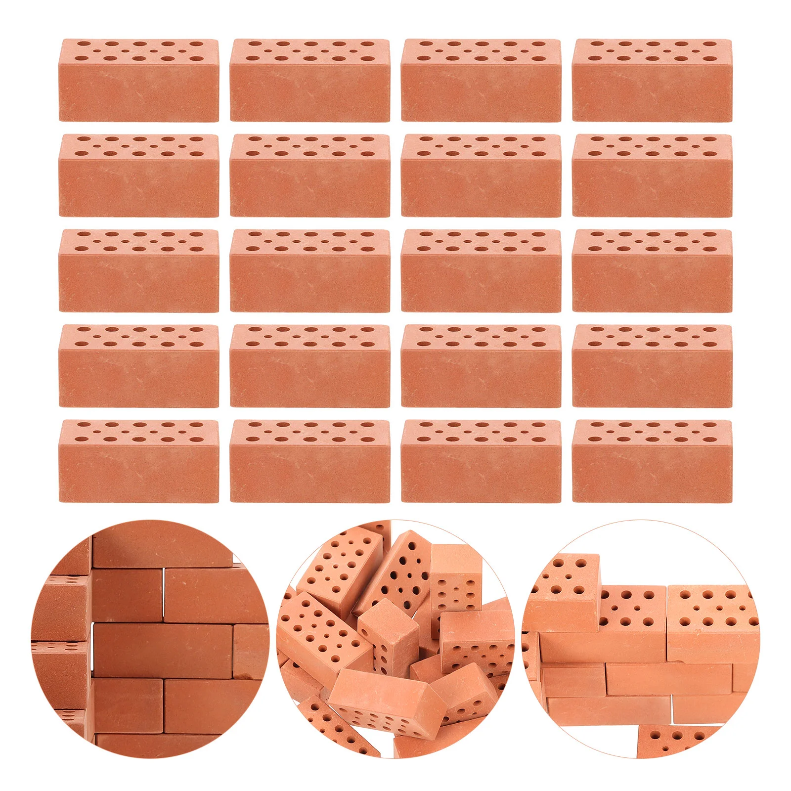 20 Pcs Simulated Brick Kids Educational Toys Mini Bricks Model Mason Mini Cinder - £14.20 GBP+