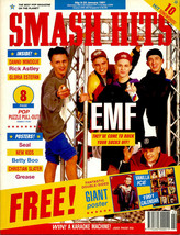 SMASH HITS 1991 DANNII MINOGUE BLUR RICK ASTLEY NKOTB SEAL KYLIE EMF - £20.33 GBP