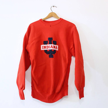 Vintage Indiana University Hoosiers Sweatshirt Medium - £75.79 GBP