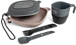 Uco 6-Piece Camping Mess Kit With Bowl, Plate, Camp Cup, And Switch Spork - $34.96