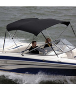 Shademate 80312 Black Bimini Top Poly Fabric &amp; Boot Only,4Bow,8’L,54&quot;H,5... - €302,20 EUR
