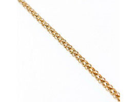 925 STERLING SILVER GOLD PLATED BRACELET ITALY SIZE 7.3 IN - £38.74 GBP