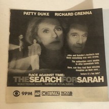 Search For Sarah Vintage Tv Ad Advertisement Patty Duke Richard Crenna TV1 - £4.72 GBP