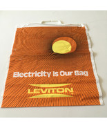 Vintage Leviton electricity is our bag graphics plastic bag with locking... - €17,15 EUR