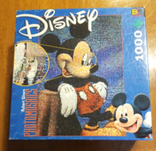 Disney Mickey Mouse Photomosaics 1026 Piece 27&quot; x 20&quot; Puzzle Robert Silvers - £19.38 GBP