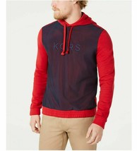 Michael Kors Men&#39;s Colorblocked Mesh Overlay Logo Hoodie, Size L, MSRP $128 - £52.47 GBP