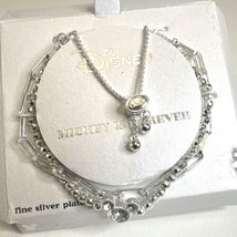 Disney Mickey Is Forever Fine Silver Bracelet New Without Box  - $21.49
