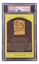 Lou Boudreau Signed 4x6 Cleveland HOF Plaque Card PSA/DNA 85027791 - £53.39 GBP