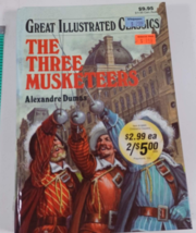 the three musketeers by alexandre dumas great illustrated classics 1989 HB - $7.92