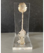 Antique Freaky Fairy 600 Coin Silver Souvenir Spoon - $331.33 MXN