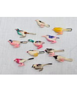 Lot of 11 Vintage Plastic Type Birds Japan Pheasant Mallard Duck Bird Mini - $29.95