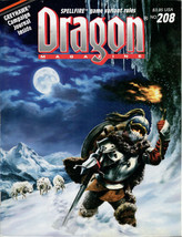 Dragon Magazine Aug 1994 #208 SPELLFIRE variants~GREYHAWK Campaign Journal - $9.88