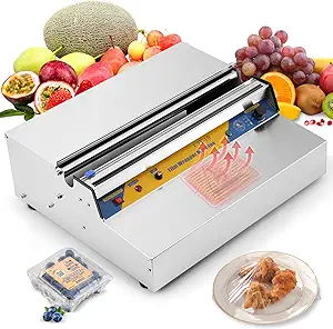 Film Wrapper With Built-In Heating Plate, Film Wrapping Machine 110V Us ... - $350.99