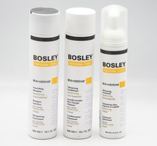 BOS-DEFENSE By Bosley Pro Full Regimen Steps 1, 2 &amp; 3 For Color Treated Hair - £65.25 GBP