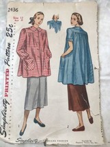 vintage Simplicity pattern 2436 Vintage Maternity Smock in two Lengths S... - $43.00