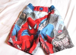 Marvel Heroes Comics Swim Trunks Board Shorts Spider-Man Boys Sz 4T - £7.90 GBP
