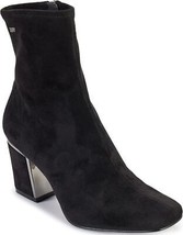 Brand New DKNY Womens Cavale Faux Suede Ankle Boots Black - $27.99