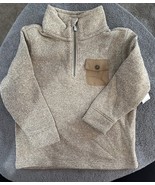 Old Navy Toddlers Kids 1/4 Zip Beige Fleece Sweater Size 3T - $20.33 CAD