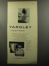 1953 Yardley Lavenesque Perfume Ad - Yardley a language of loveliness - $18.49