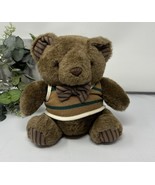 Oxford Bear Removable Sweater Bow Tie Russ Plush Stuffed Animal Soft Toy - $14.99