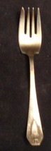 Antique Silverplate Salad Fork - 1847 Rogers Bros. - Monogram M OLD PRETTY FORK - £7.86 GBP