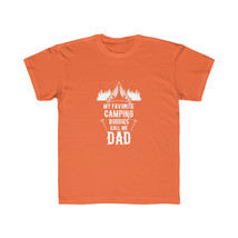 Kids Camping Tent Tee: &quot;My Favorite Camping Buddies Call Me Dad&quot; - £16.20 GBP