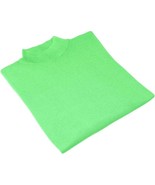 Men PRINCELY Soft Merinos Wool Sweater Knits Mock 1011-00 Apple Green - $1,316.59 MXN